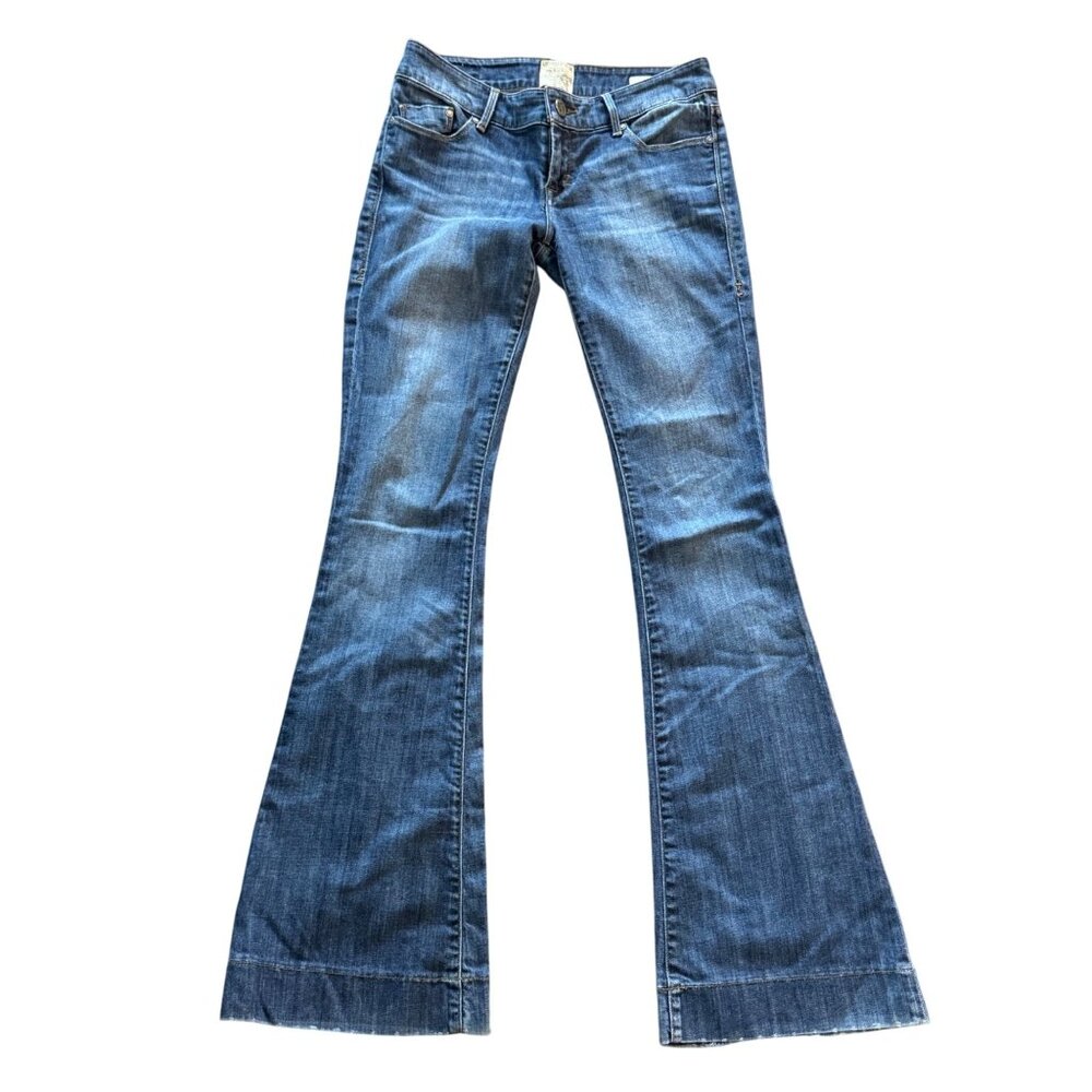 Dylan George Diane Flare Womens Jeans Size 28 Blue Denim Made In Mexico